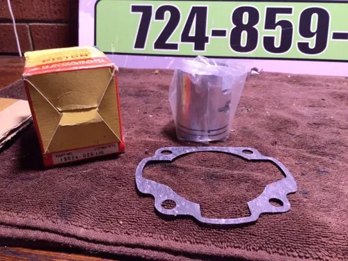 Piston & Rings + 1.00mm + .040" G3 G3SS G3TR 13027-038 13024-024    Kawasaki NOS