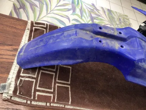 2005 00-05 YZ450F YZ 450F OEM Front Fender Splash Guard Yamaha Blue YZ250 YZ125