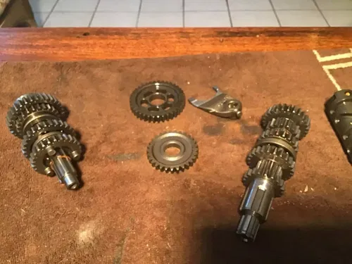 1999 Honda XR100 XR100R complete transmission tranny gears shift forks shift cam