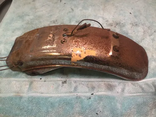1970 Honda CB750 Rear fender rusty