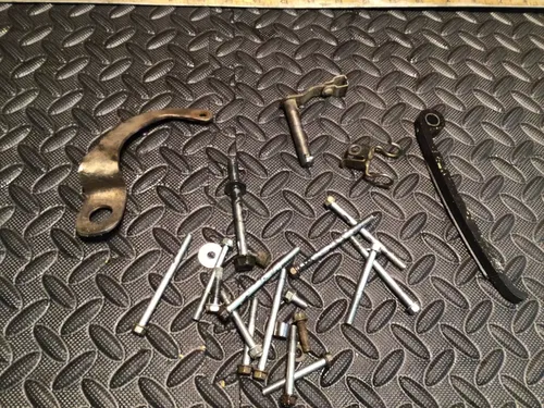 07-09 HONDA CRF150RB CRF150R case saver timing chain guide bolts clutch arm