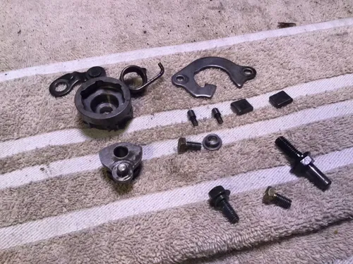 2002 Yamaha WR250F shift rod assembly