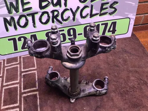 1989 Honda Cr80r Cr80 Steering Stem Triple tree Clamps OEM