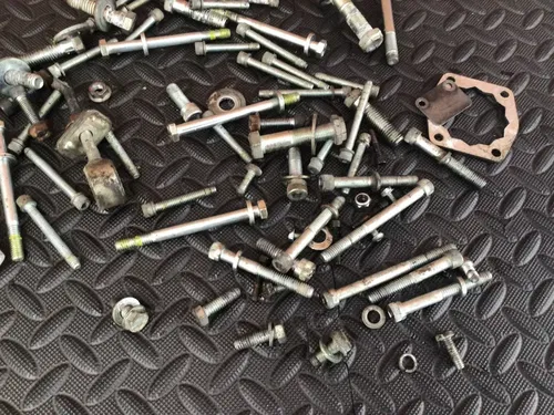 1993 Harley Davidson Sportster 883 misc chassis and motor hardware bolts