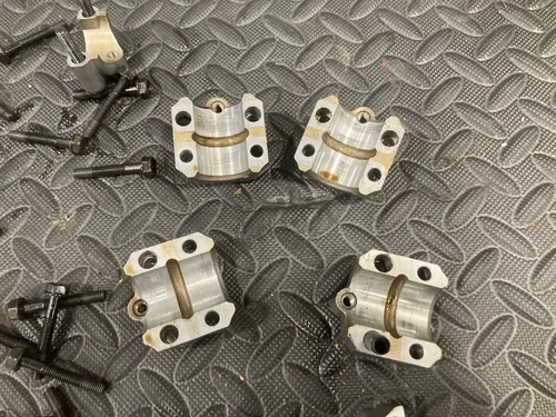 1992-1995 Yamaha XJ600 XJ600S Seca II 600 cyan caps retainers cyl head bolts