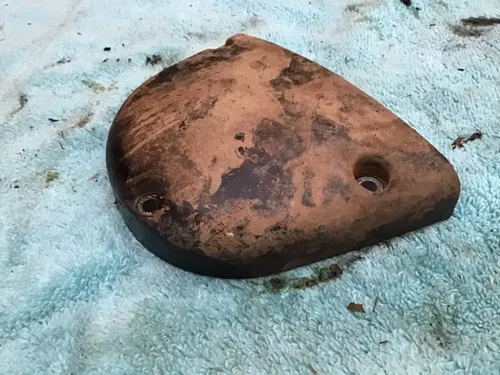 1978 Yamaha DT400 OEM oil pump cover