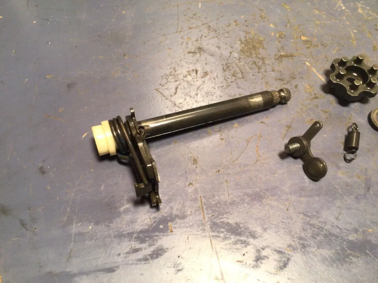 トルク Kawasaki 88-93 KX250 OEM Transmission Shifter Shift Shaft