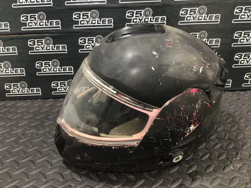 Seven Zero Seven Connex Bluetooth Helmet DOT  Small Black V210 2010 Painted USED