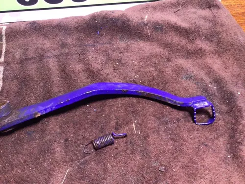 1986 Suzuki Quadsport LT230S Rear Brake Pedal and Spring