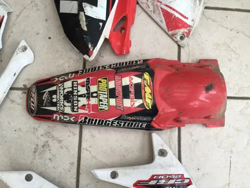 2004 - 2007 HONDA CRF250R CRF250 R GENUINE COMP PLASTIC KIT Fender Tank Shrouds