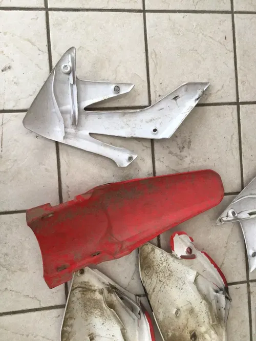 2004 - 2007 HONDA CRF250R CRF250 R GENUINE COMP PLASTIC KIT Fender Tank Shrouds