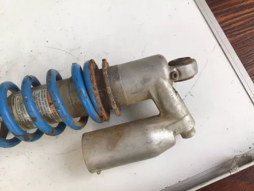 1995 - 2005 KAWASAKI KDX 200 220 OEM REAR SHOCK 45014-1596-W1 SUSPENSION BACK