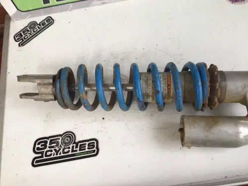 1995 - 2005 KAWASAKI KDX 200 220 OEM REAR SHOCK 45014-1596-W1 SUSPENSION BACK