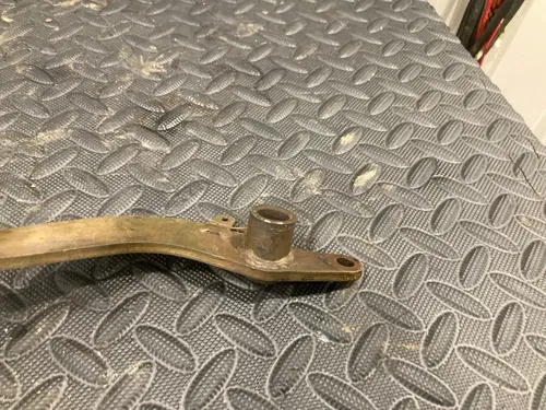 1996 YAMAHA WARRIOR 350 YFM350X REAR BACK BRAKE PEDAL STOP LEVER 3GD-27211-30-00