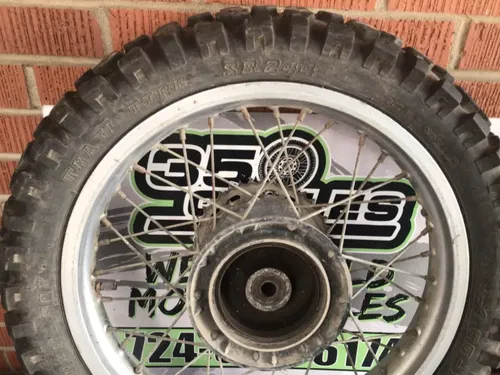 Honda 1984 - 1987 XL250R 84 - 85 XL350R OEM Rear Wheel Assembly  2.15 x 17 Rim