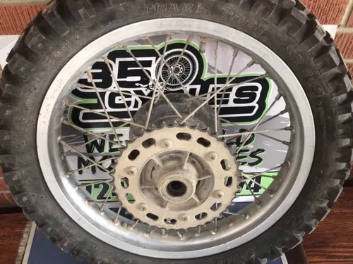 Honda 1984 - 1987 XL250R 84 - 85 XL350R OEM Rear Wheel Assembly  2.15 x 17 Rim