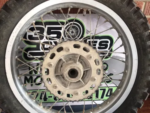 Honda 1984 - 1987 XL250R 84 - 85 XL350R OEM Rear Wheel Assembly  2.15 x 17 Rim