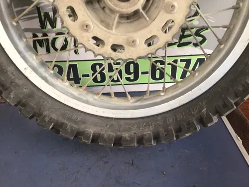 Honda 1984 - 1987 XL250R 84 - 85 XL350R OEM Rear Wheel Assembly  2.15 x 17 Rim