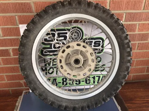 Honda 1984 - 1987 XL250R 84 - 85 XL350R OEM Rear Wheel Assembly  2.15 x 17 Rim