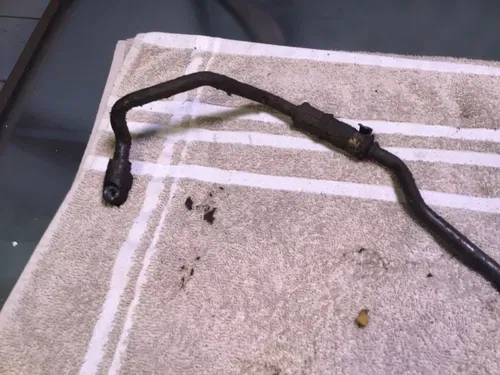2002 Yamaha WR250F oil line hard line