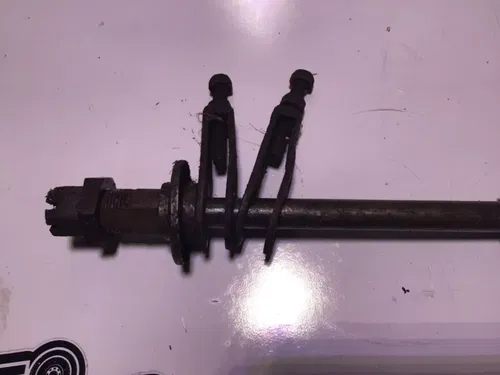 1978 78 Suzuki SP 370 SP370 rear axle chain adjusters spacers rear axle bolt