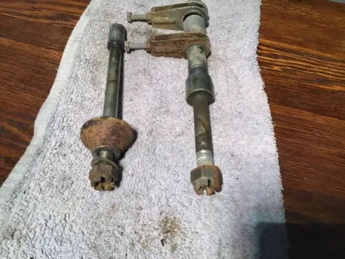 1974-1977 Kawasaki KZ400 KZ 400 Rear and front axles rear axle spacers chain adj