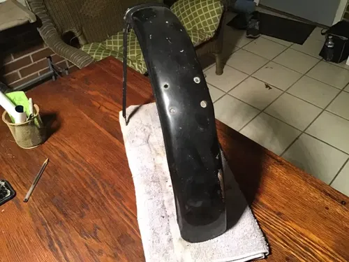 1974 - 1978 Kawasaki KZ400 front fender black