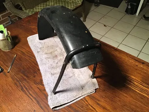 1974 - 1978 Kawasaki KZ400 front fender black