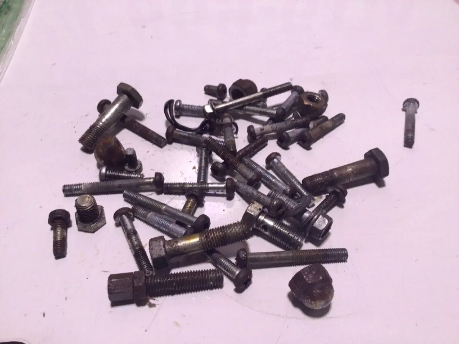 1978 Suzuki SP 370 SP370 bolts misc engine chassis frame hardware screws