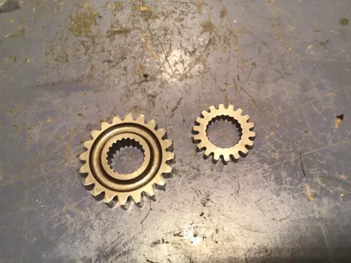 1989 kawasaki kx 250 primary gear and crank gear