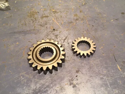 1989 kawasaki kx 250 primary gear and crank gear