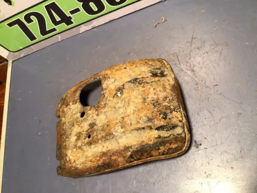 GENUINE OEM 1986 HONDA xr80 XR80R SKID PLATE ENGINE FRAME GUARD 11911-GN1-680