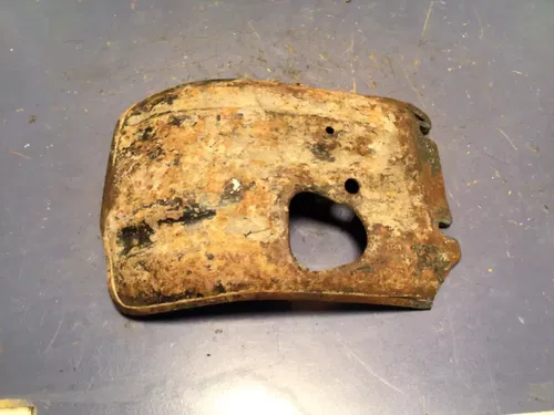 GENUINE OEM 1986 HONDA xr80 XR80R SKID PLATE ENGINE FRAME GUARD 11911-GN1-680