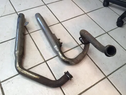 1981 Yamaha XV750 Virago exhaust headers mufflers pipes set