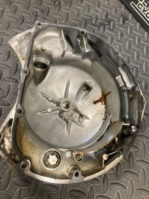 1994 Yamaha XJ600 Seca II Clutch Side Engine Cover & Ignition Cover W/Hardware