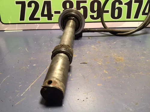 1999 Triumph Daytona 955i OEM Front Axle w/ spacers speedo gear cable