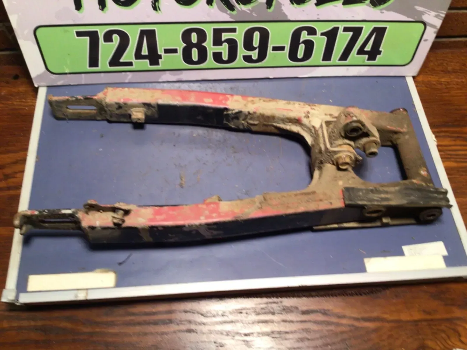 2004 HONDA CRF80 REAR SWING ARM CHAIN GUARD SWINGARM CRF 80 XR XR80 100