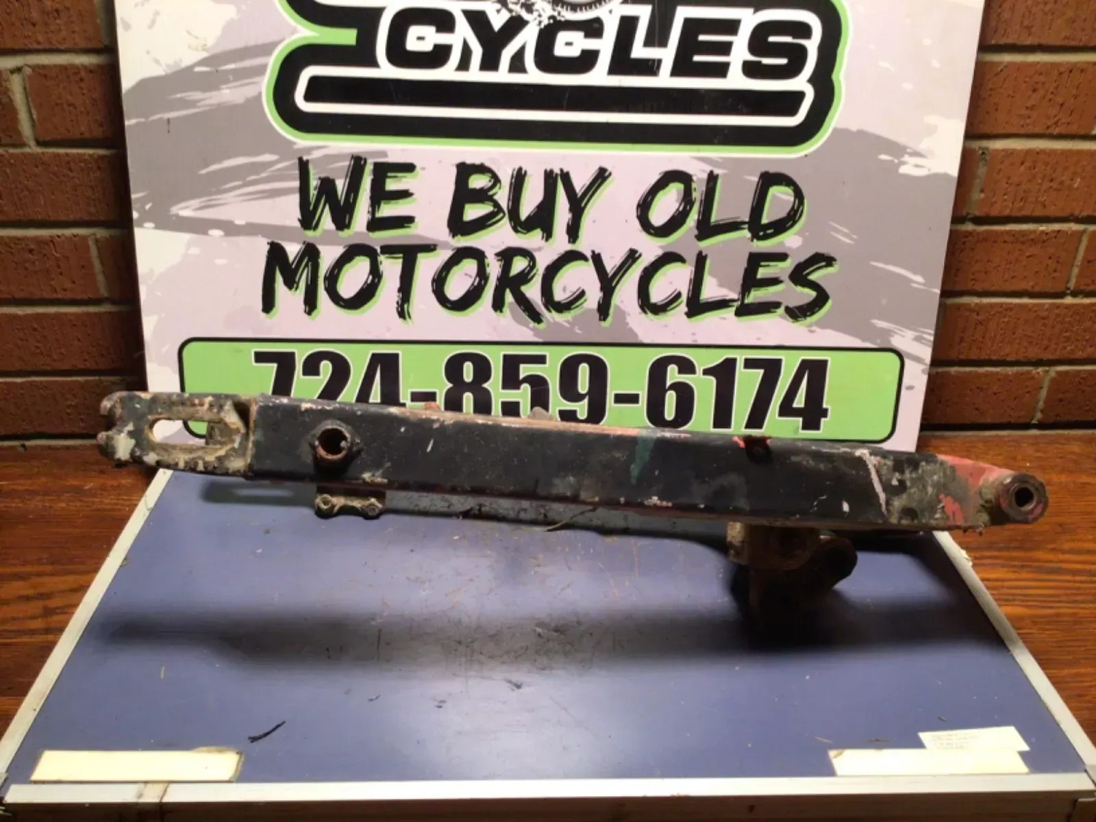 2004 HONDA CRF80 REAR SWING ARM CHAIN GUARD SWINGARM CRF 80 XR XR80 100