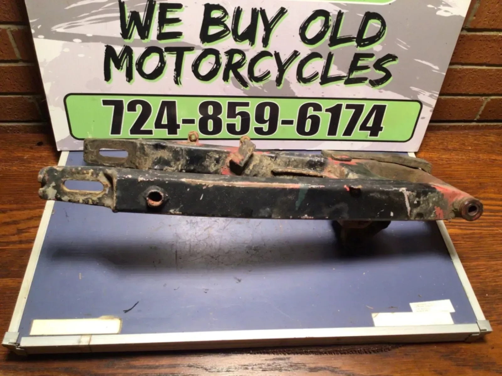 2004 HONDA CRF80 REAR SWING ARM CHAIN GUARD SWINGARM CRF 80 XR XR80 100