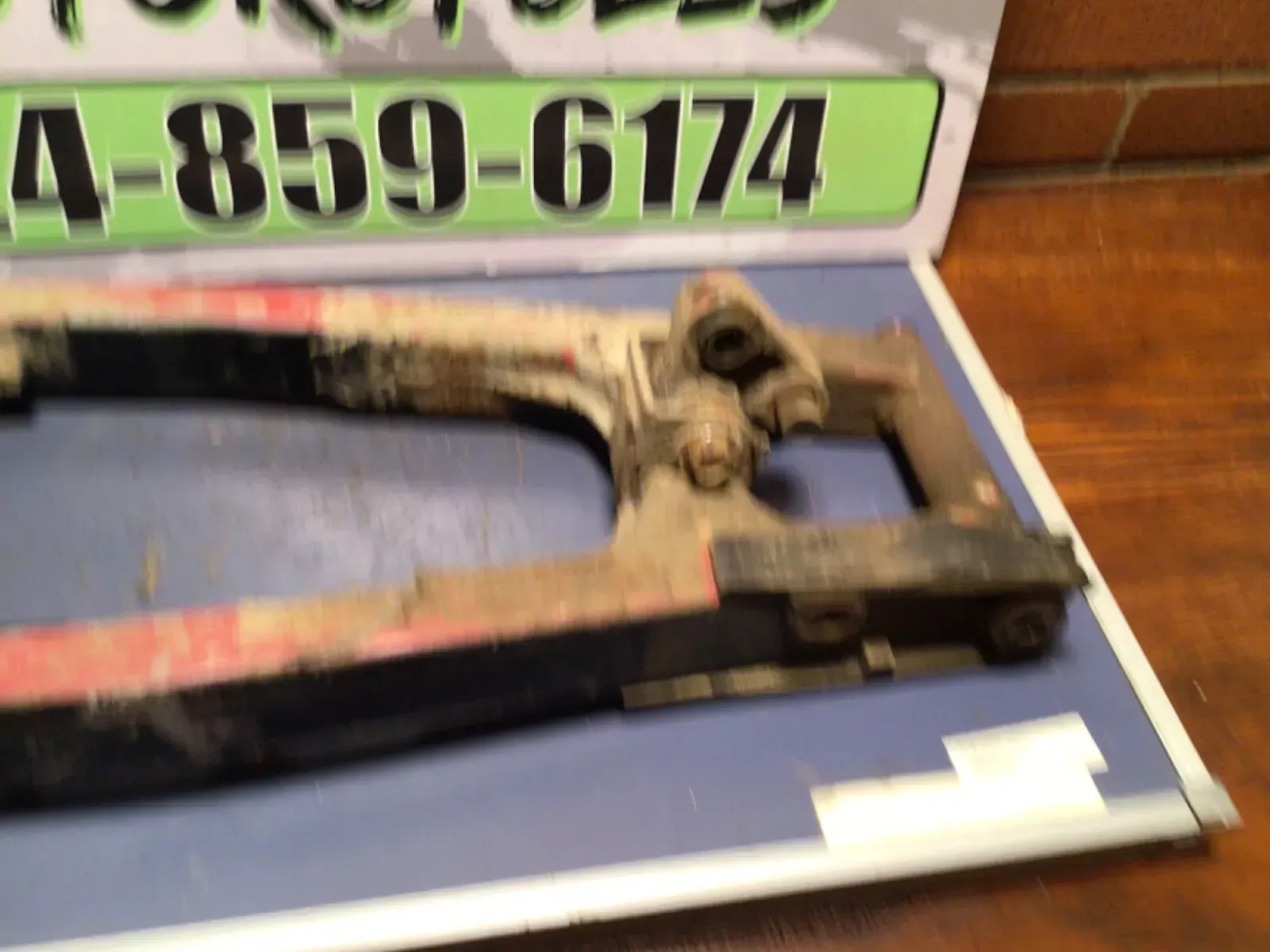 2004 HONDA CRF80 REAR SWING ARM CHAIN GUARD SWINGARM CRF 80 XR XR80 100