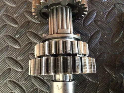 1990 Kawasaki KX250 OEM Transmission Shaft Input Output Gears Gearbox Tranny