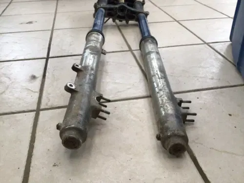 1987 Kawasaki KX125 43 mm Front Fork Set Left Right Forks