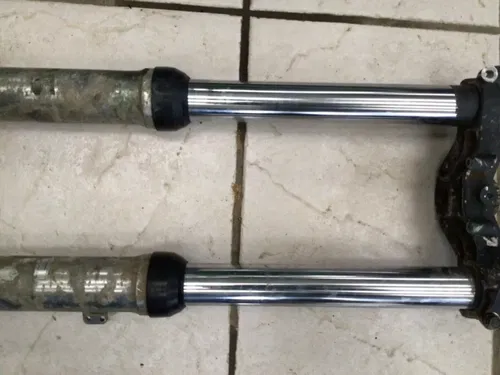 1987 Kawasaki KX125 43 mm Front Fork Set Left Right Forks 44001-1643 KX 125 87