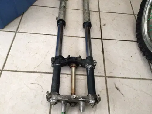 1987 Kawasaki KX125 43 mm Front Fork Set Left Right Forks 44001-1643 KX 125 87