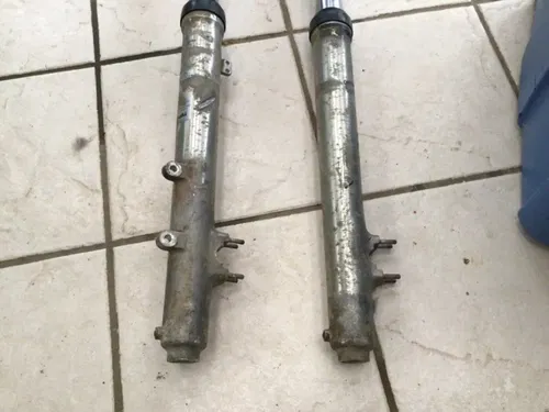 1987 Kawasaki KX125 43 mm Front Fork Set Left Right Forks 44001-1643 KX 125 87