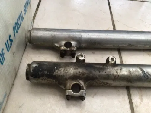 USED OEM 1989 89 KAWASAKI KX250 KX 250 front forks