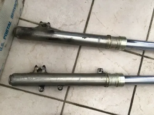 USED OEM 1989 89 KAWASAKI KX250 KX 250 front forks