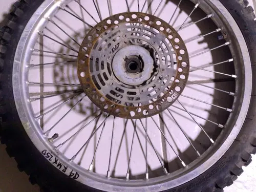 89-98 1994 Suzuki RMX250 OEM Complete Front Wheel Rim Tire Hub Spokes Rotor