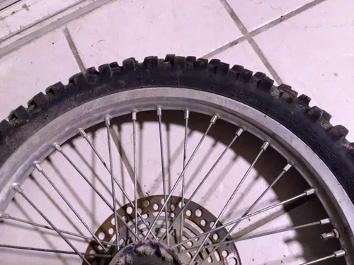 89-98 1994 Suzuki RMX250 OEM Complete Front Wheel Rim Tire Hub Spokes Rotor
