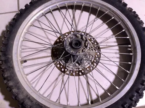 89-98 1994 Suzuki RMX250 OEM Complete Front Wheel Rim Tire Hub Spokes Rotor